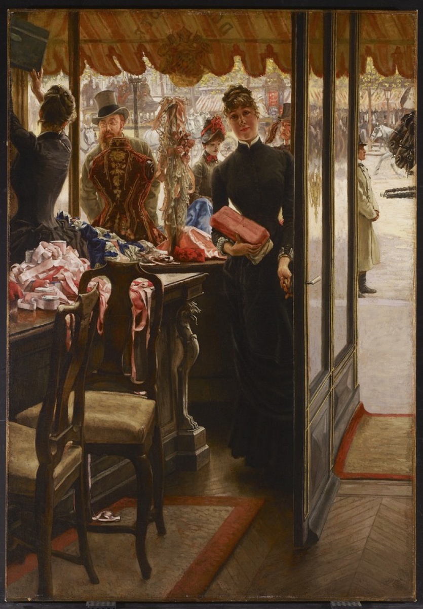 La demoiselle de magasin James Jacques Joseph Tissot 1883